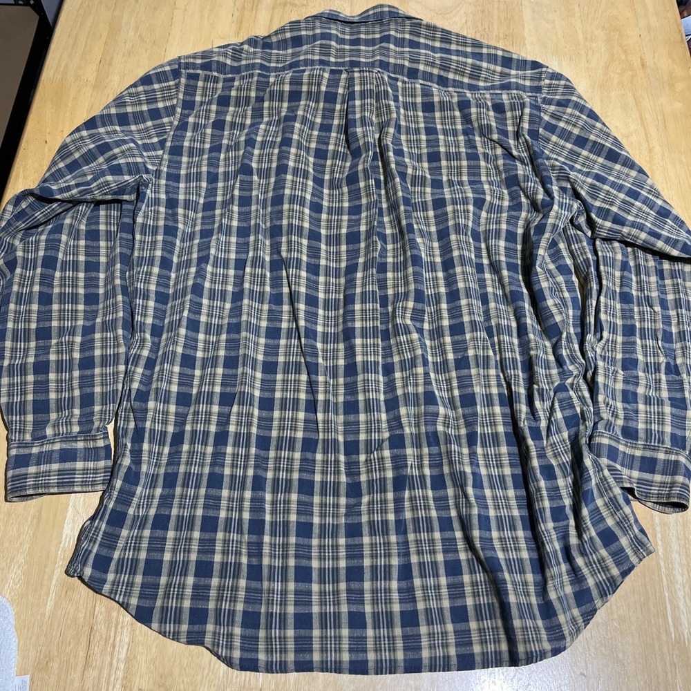 Red Head Shirt Mens LT Button Down Collared Long Sleeve 100% Cotton - Picture 5 of 10